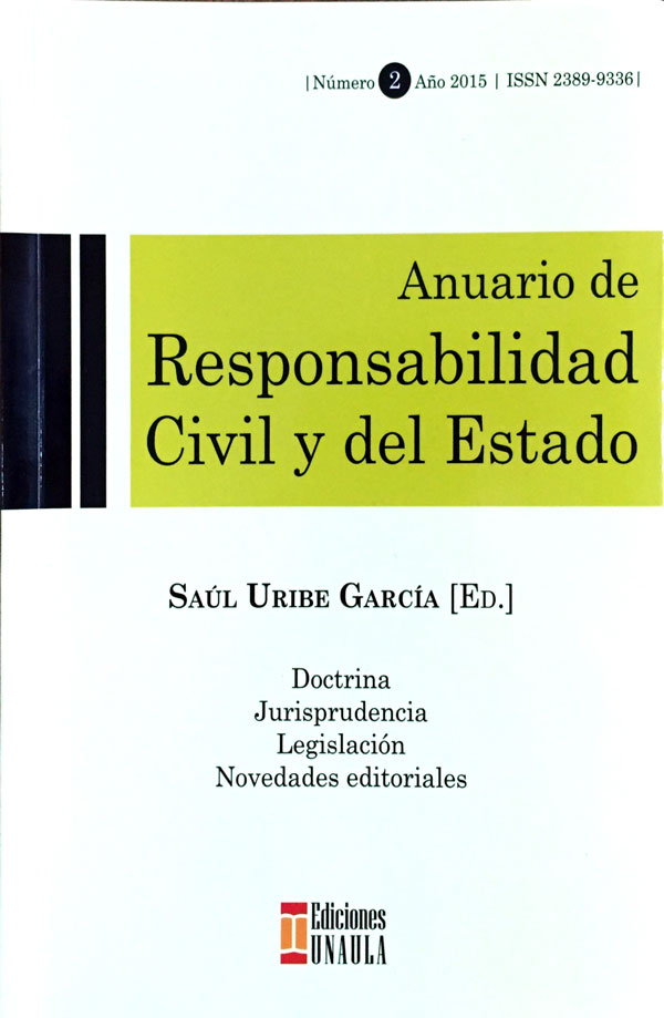 ANUARIO DE RESPONSABILIDAD CIVIL Y DEL ESTADO - SAÚL URIBE GARCÍA