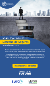 A través del Posgrado, se ofrece al alumno una constante actualización en los campos Público y Privado del Derecho de Seguros, considerados de vital importancia en la formación de profesionales dedicados a la temática del seguro...